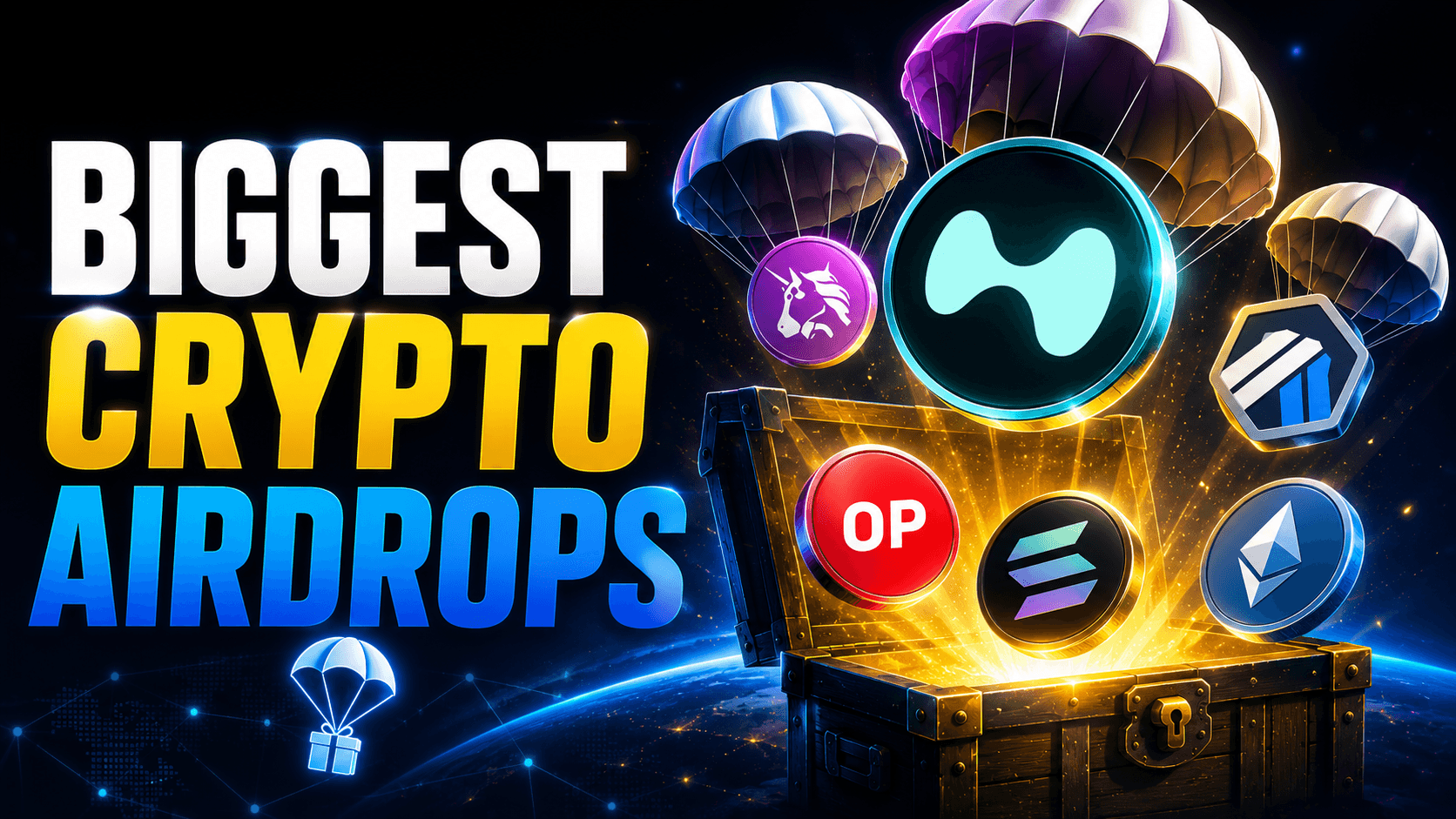 Biggest Crypto Airdrops in History: The Most Valuable Token Giveaways Ever